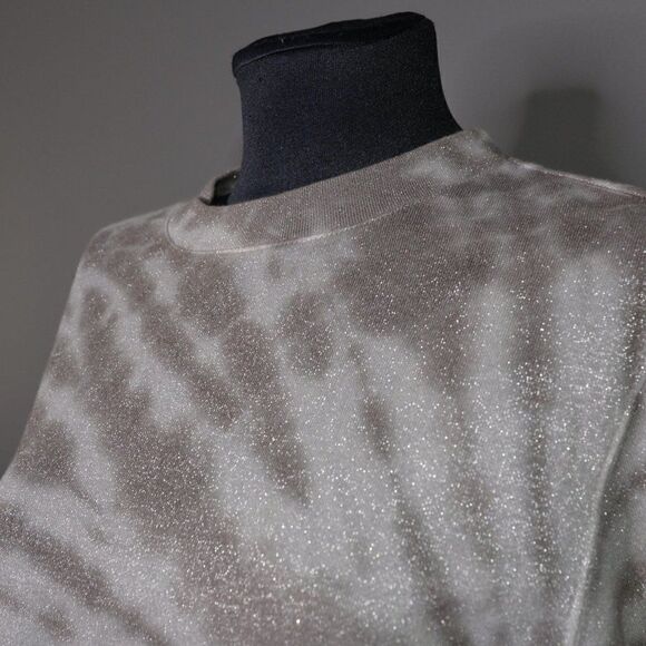 RtA Emma Tie Dye Sparkle Sweatshirt Sz XS - Picture 5 of 7